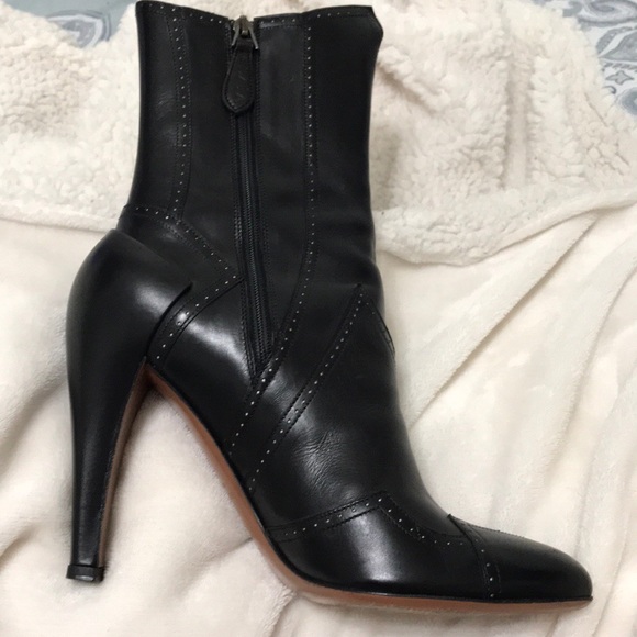 Alaia Paris Black Leather leather Stiletto Boots - Picture 5 of 8